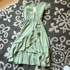 Brand new sage green large dress